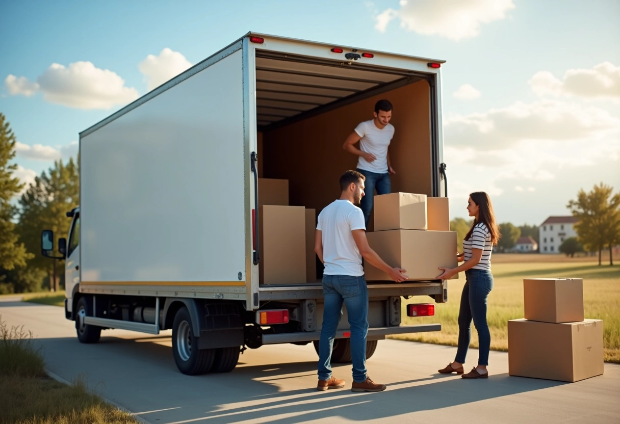 camion déménagement